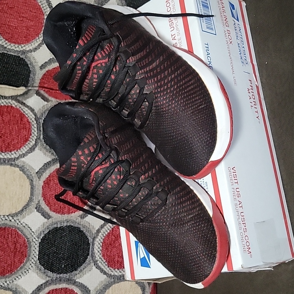  Jordan 881444-002 Bred Black Red B Fly Sneakers Size 9.5